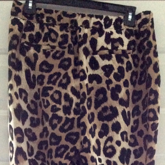 BANANA REPUBLIC Hayden Fit Leopard Ankle Pant S - Picture 8 of 8